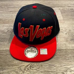 headlines brand Las vegas black and red snapack